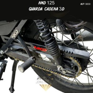motos NKD 125 Guarda cadena 3D