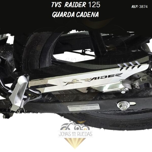 pieza TVS Raider 125 guarda cadena