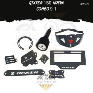 Gixxer 150 nueva kit lujo cupula g lamina lateral
