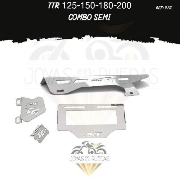 TTR 125-150-180-200 kit mordaza protector bomba delantera