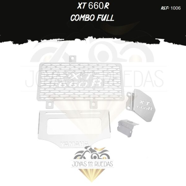 XT 660R kit radiador t19 mordaza