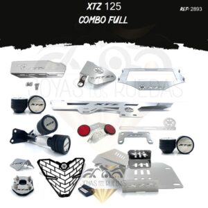 XTZ 125 kit acutrax p protector bomba delantera mordaza