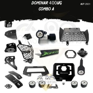 Dominar 400UG kit mordaza lujo tapa tanque acutrax T