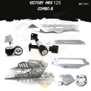 Victory MRX 125 kit lujo pata gato guarda cadena mordaza