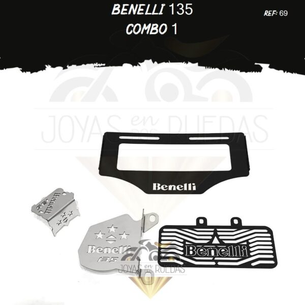 Benelli 135 kit acutrax T mordaza porta placa