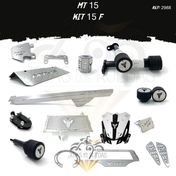 MT 15 kit lujo tapa tanque protector radiador