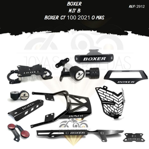 Boxer kit protector exosto protector farola