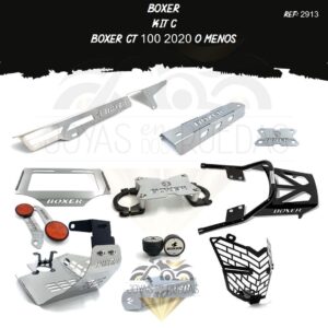 Boxer kit protector exosto frontal protector farola