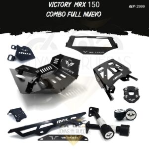 Victory MRX 150 kit sliders lamina lateral guarda cadena