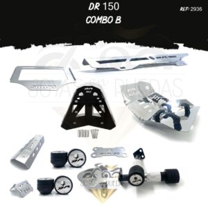 DR 150 kit guarda cadena sliders mordaza pechera quilla