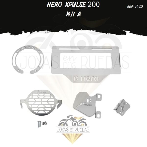 Hero Xpulse 200 kit mordaza lujo tapa tanque