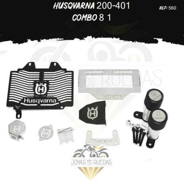 Husqvarna 200-401 kit protector bomba trasera acutrax p
