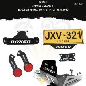 Boxer kit frontal acutrax p tragaluz porta placa