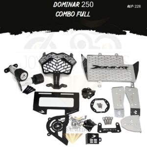 Dominar 250 kit protector farola lujo pata gato