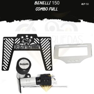 Benelli 150 kit protector radiador sliders porta placa