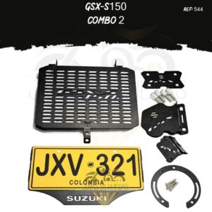 GSX-S150 kit lujo tapa tanque mordaza protector radiador