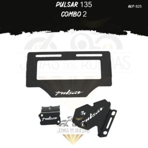Pulsar 135 kit protector bomba delantera porta placa