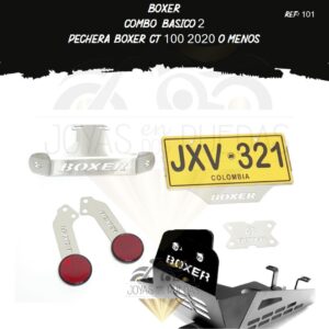 Boxer kit acutrax p porta placa frontal tragaluz