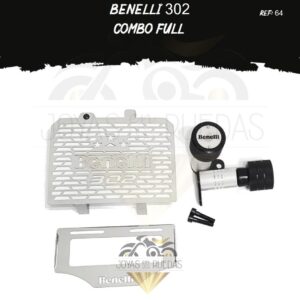 Benelli 302 kit porta placa protector radiador sliders