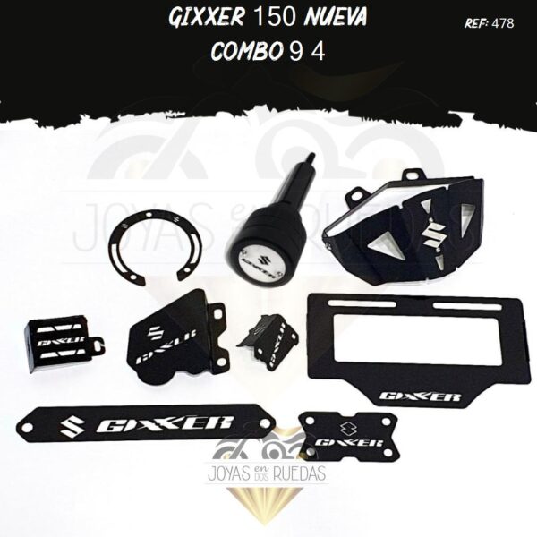 Gixxer 150 nueva kit porta placa