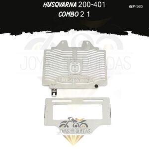 Husqvarna 200-401 kit protector radiador porta placa