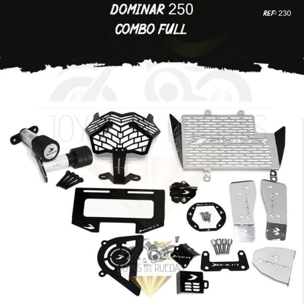 Dominar 250 kit protector radiador