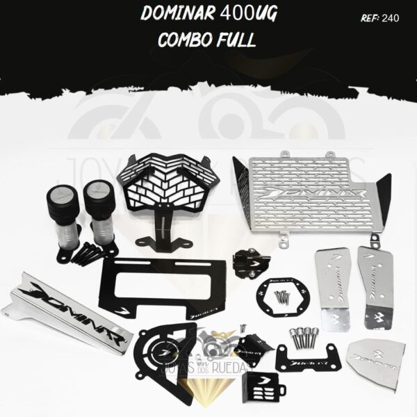 Dominar 400UG kit mordaza acutrax T lujo tapa tanque