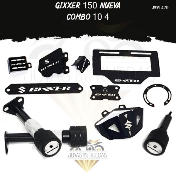 Gixxer 150 nueva kit porta placa