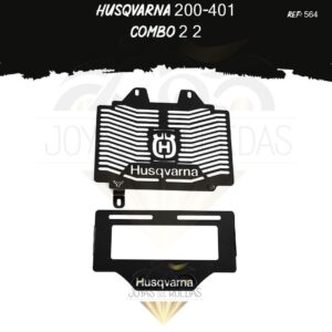 Husqvarna 200-401 kit protector radiador porta placa
