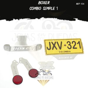 Boxer kit porta placa acutrax p frontal tragaluz