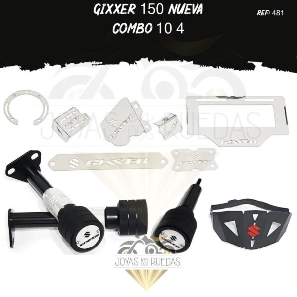 Gixxer 150 nueva kit porta placa