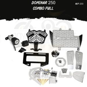 Dominar 250 kit protector bomba delantera