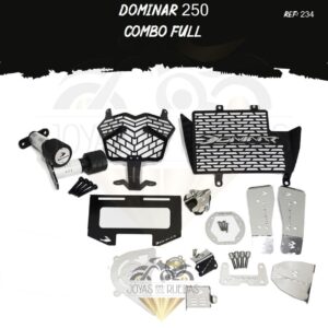 Dominar 250 kit acutrax T protector bomba trasera