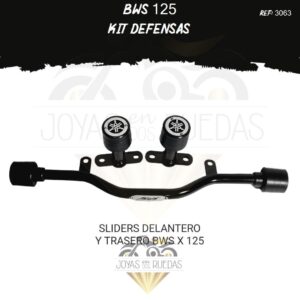 Bws 125 kit slider tubular slider trasero
