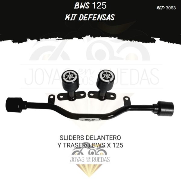 Bws 125 kit slider tubular slider trasero