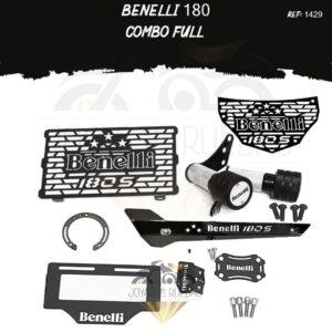 Benelli 180 kit protector bomba delantera porta placa