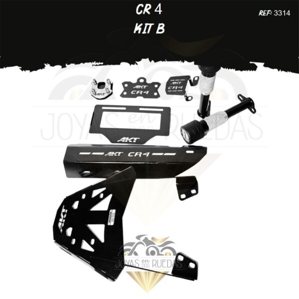 CR 4 kit lujo pata gato sliders protector exosto 7t