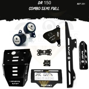 DR 150 kit guarda cadena mordaza sliders acutrax p