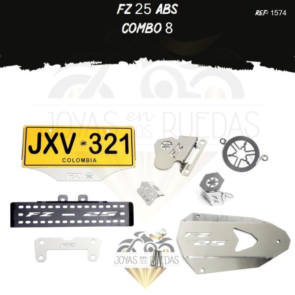 FZ 25 ABS kit mordaza protector exosto 4t acutrax p