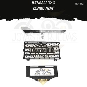 Benelli 180 kit protector exosto (ben mt) porta placa
