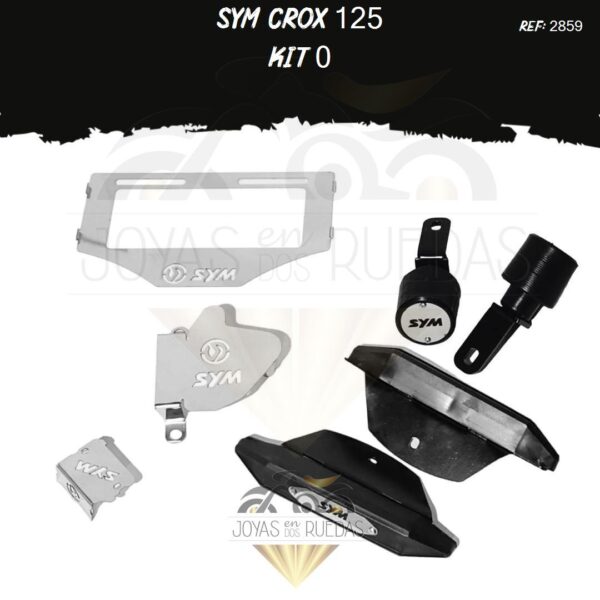 sym crox 125 kit sliders trasero slider t0 mordaza