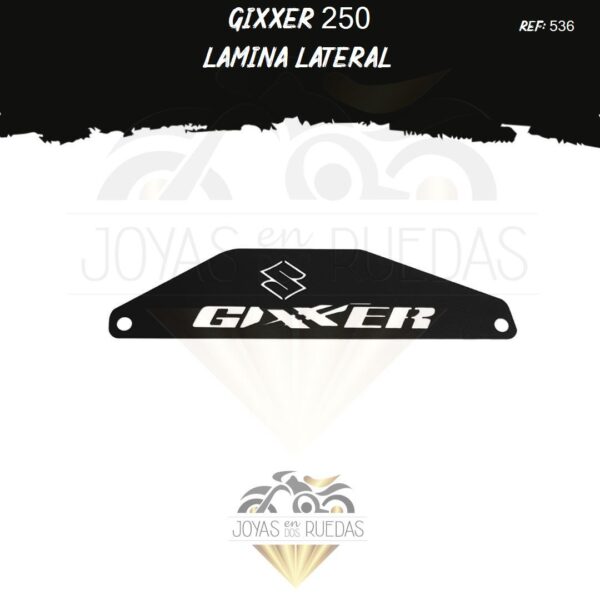 Gixxer 250 lujos lamina lateral