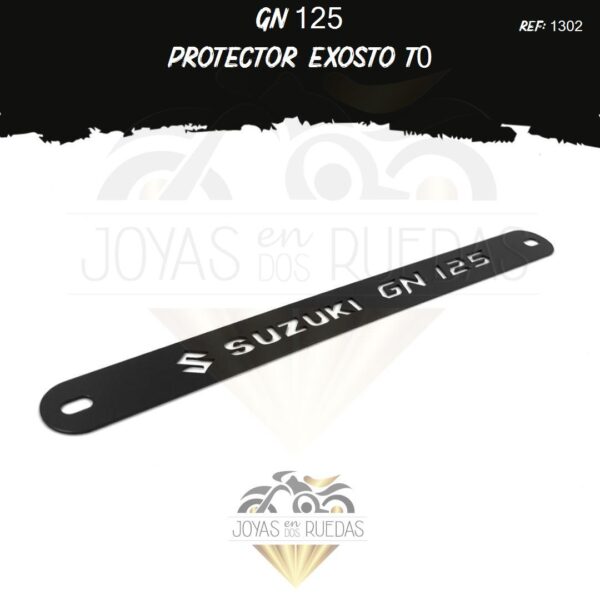 partes GN 125 protector exosto t0