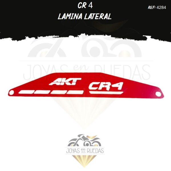 moto CR 4 lamina lateral