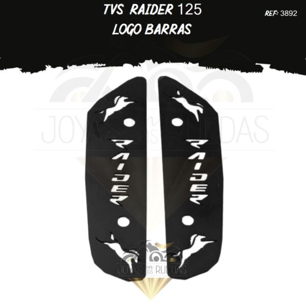 moto TVS Raider 125 logo barras