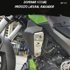 articulos Dominar 400UG protecto lateral radiador