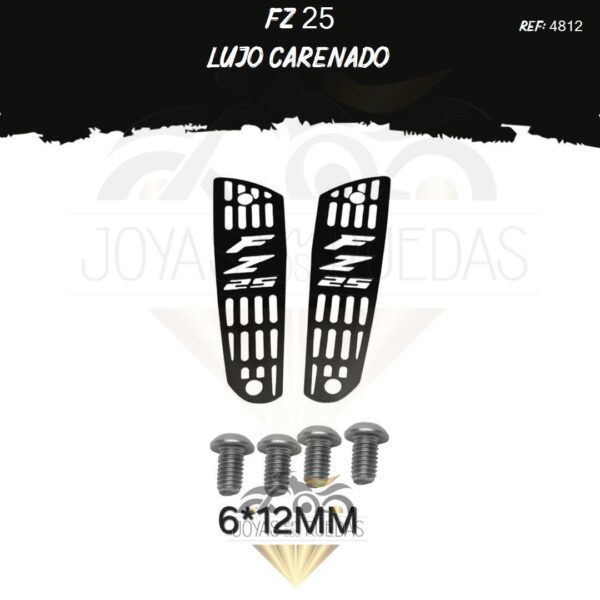 partes FZ 25 Lujo carenado