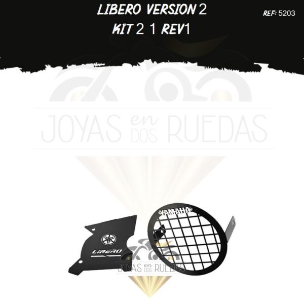 libero version 2 kit protector farola 3D protector piñon