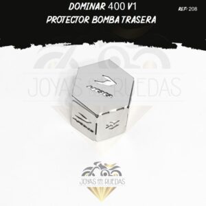 pieza Dominar 400 v1 protector bomba trasera