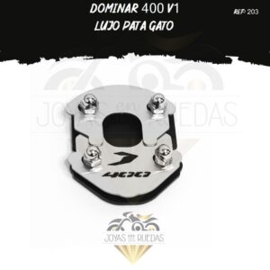 motos Dominar 400 v1 lujo pata gato